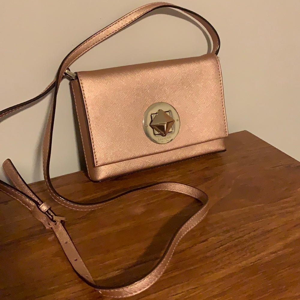 Kate Spade Rose Gold Crossbody